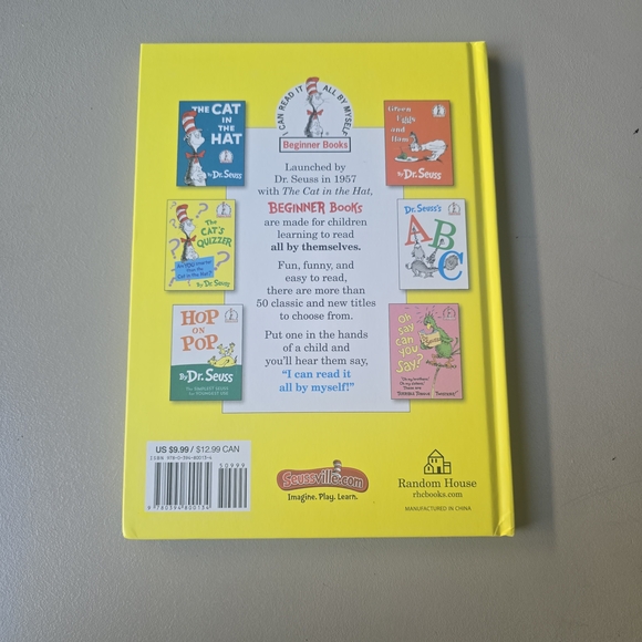 Dr. Seuss Yellow Cover One Fish Two Fish Book - Picture 2 of 6